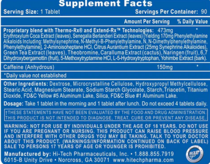 Hi-Tech Pharma Lipodrene Elite (green) - SuppPrep