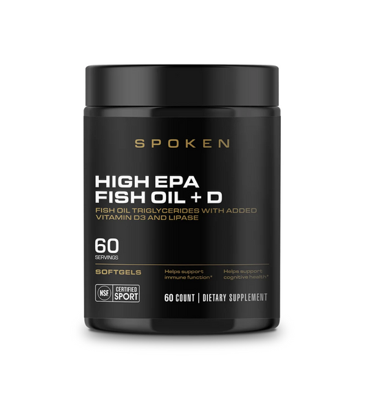 Spoken Nutrition High EPA Fish Oil +D