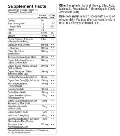 Spoken Nutrition Greens 7.6oz