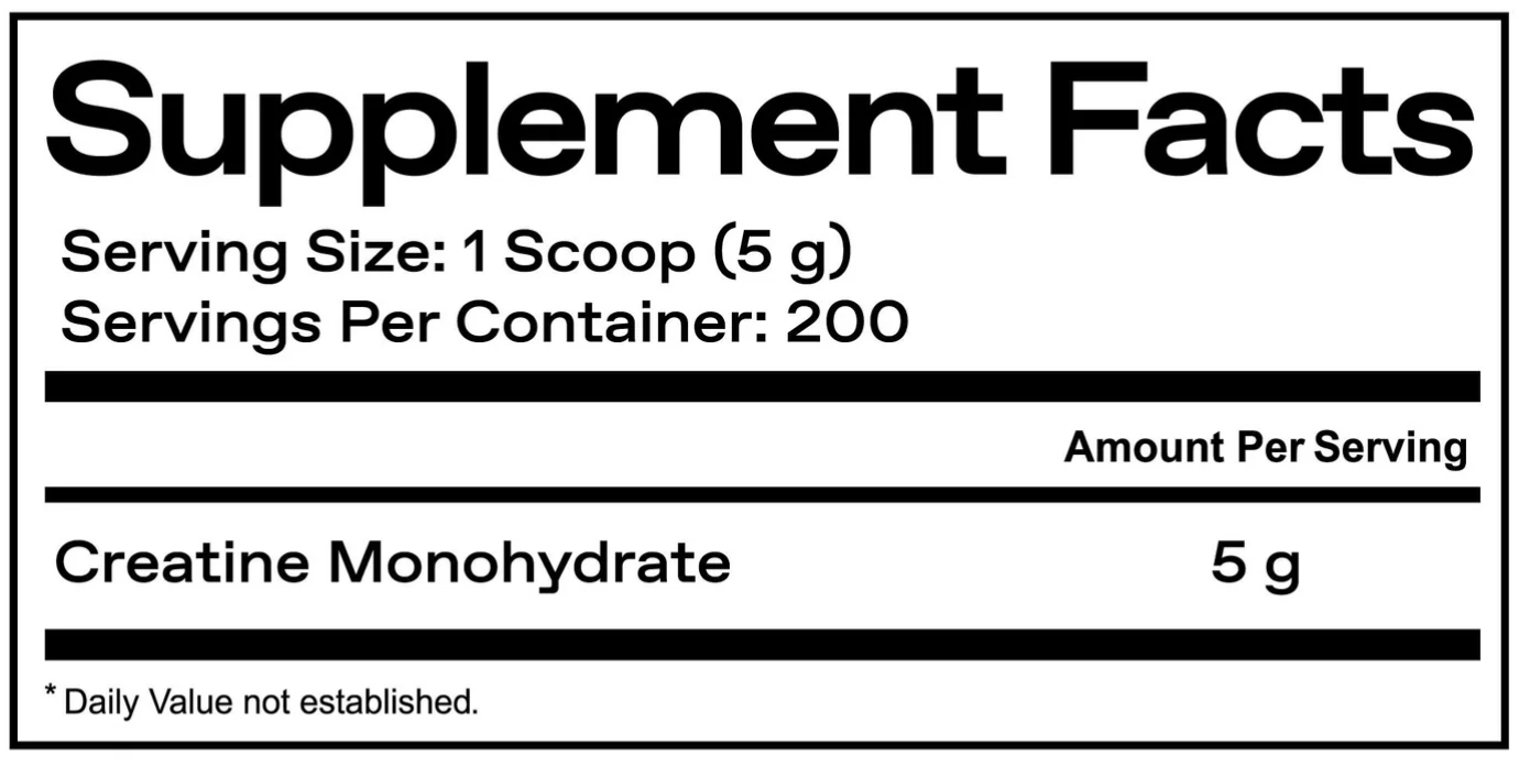 One of One Creatine Mono