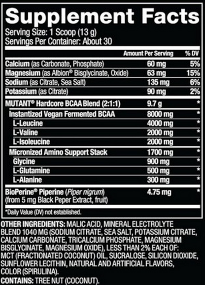 Mutant Hardcore BCAA