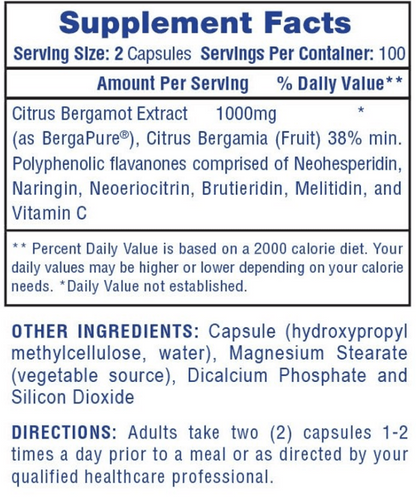 Hi-Tech Pharma Citrus Bergamot Extract