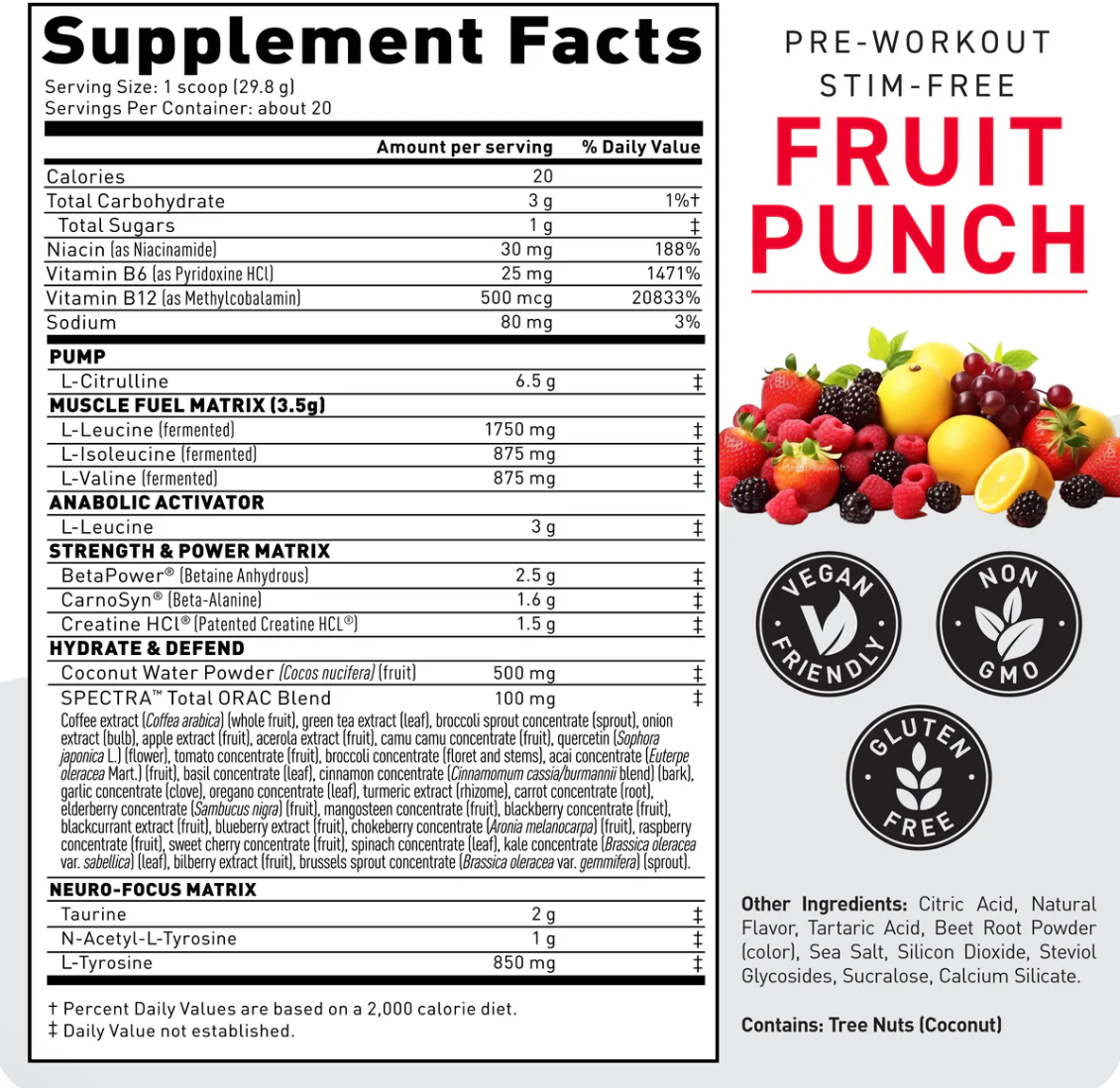 KAGED Pre-Kaged Stim Free