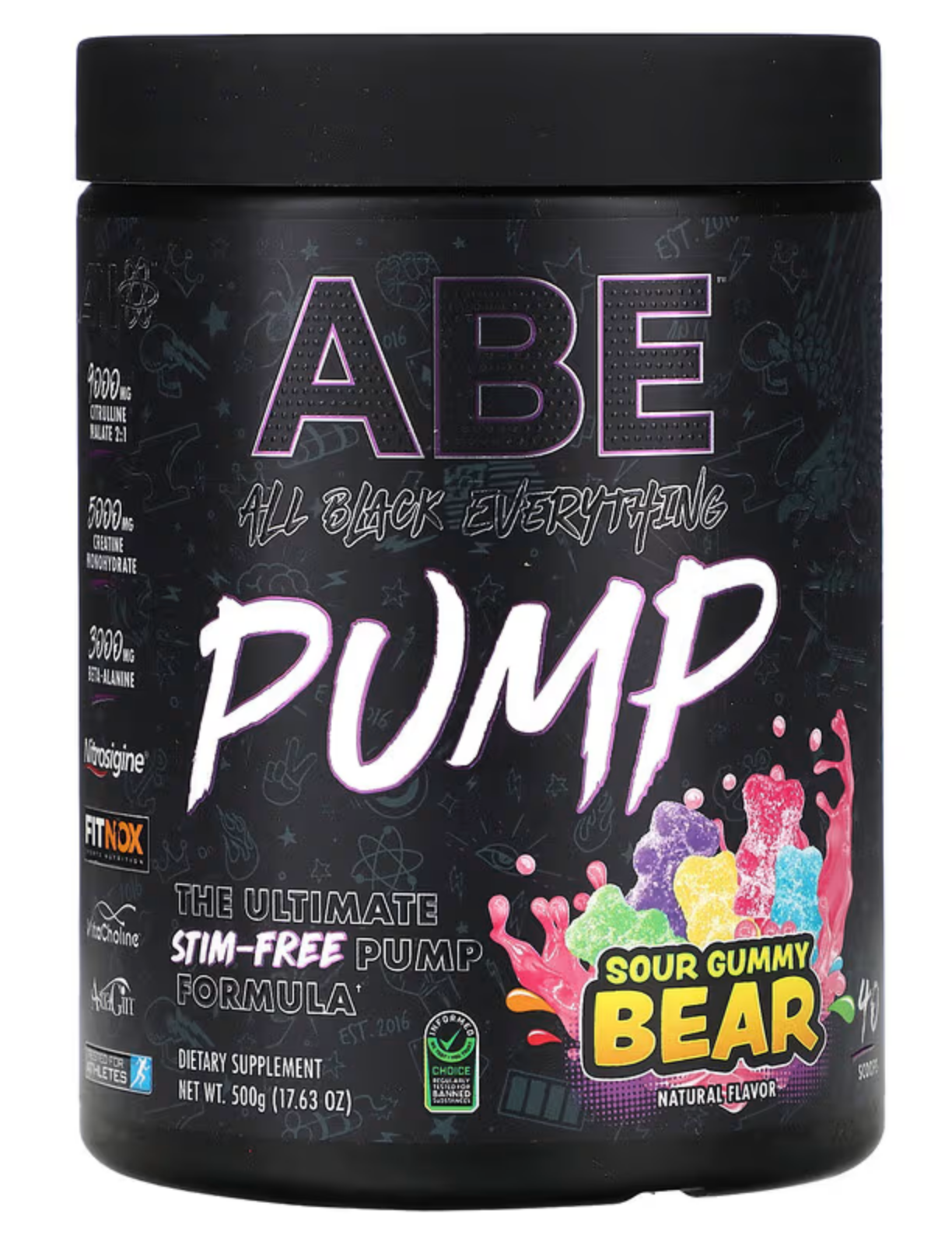 ABE Nation Stim-Free PUMP Pre-Workout