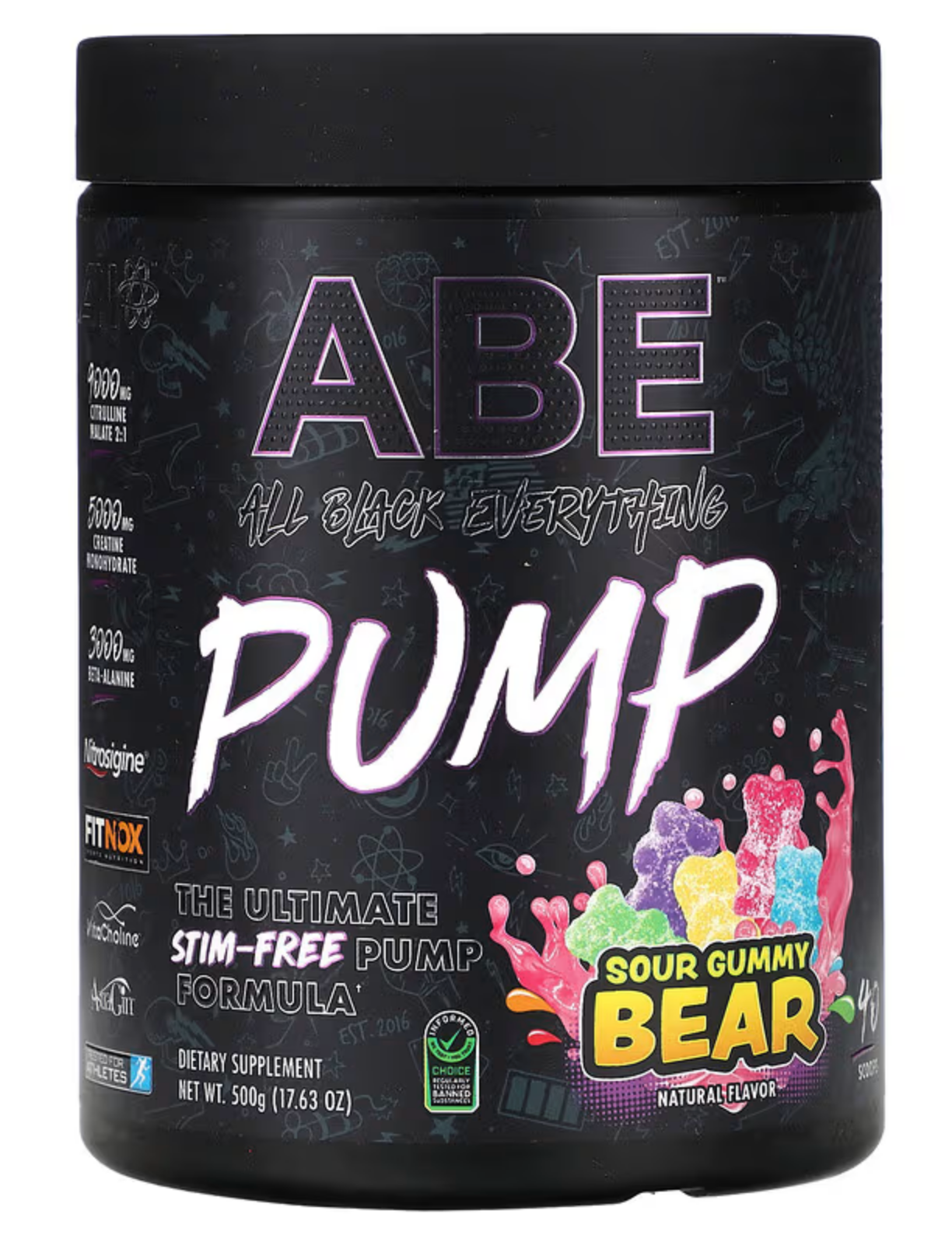 ABE Nation Stim-Free PUMP Pre-Workout - SuppPrep