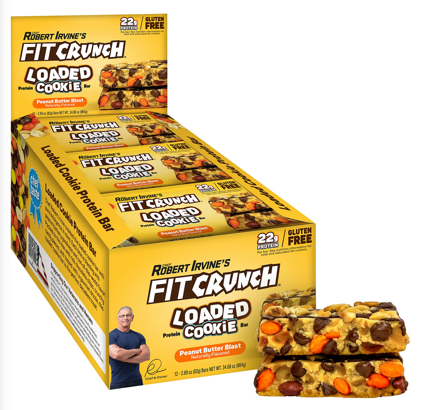 FitCrunch Loaded Protein Cookie Bar