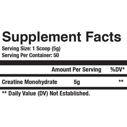 Axe and Sledge Basics Creatine 250g/50g - SuppPrep