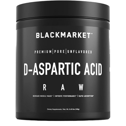 BlackMarket Labs Raw D-Aspartic Acid - SuppPrep
