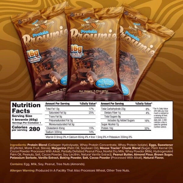 Core Nutritionals Protein Brownie - SuppPrep