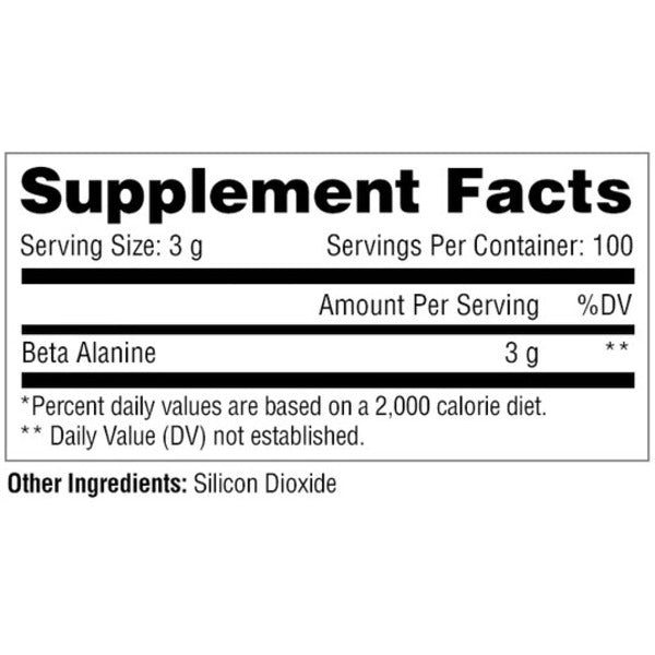 Metabolic Nutrition Beta Alanine - SuppPrep