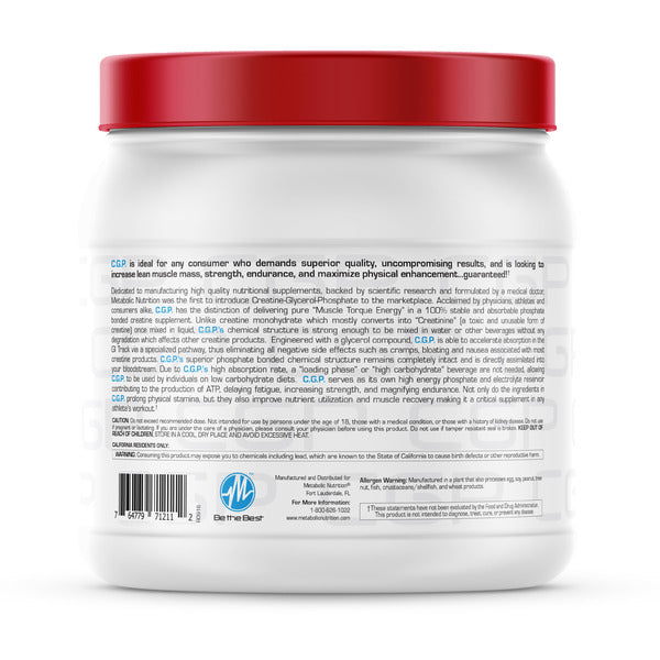 Metabolic Nutrition C.G.P. - SuppPrep