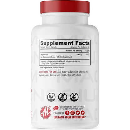 Metabolic Nutrition Magnesium - SuppPrep