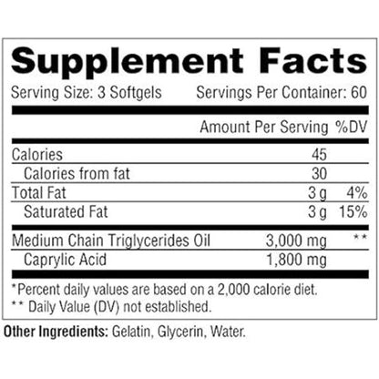 Metabolic Nutrition MCT 3000