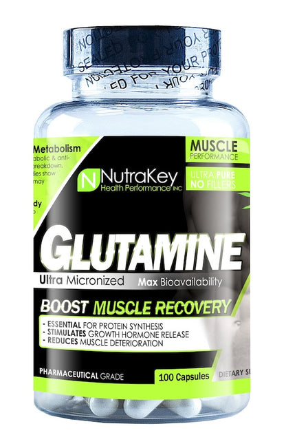NutraKey Glutamine Capsules - SuppPrep
