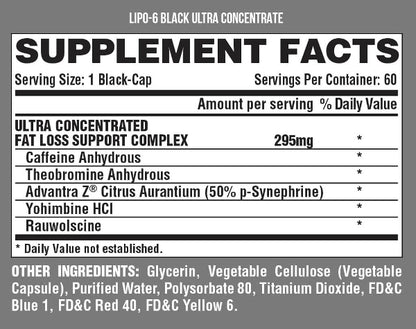Nutrex Lipo-6 Black Ultra Concentrate - SuppPrep