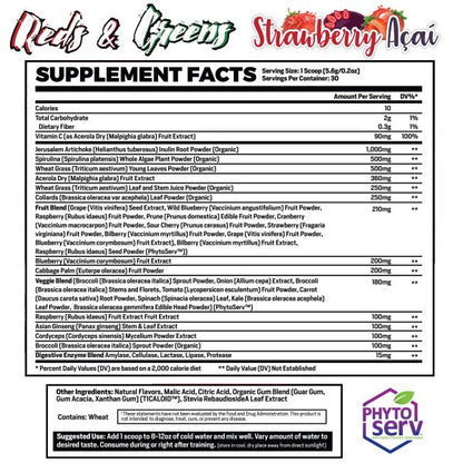 Phase 1 Nutrition Reds & Greens - SuppPrep