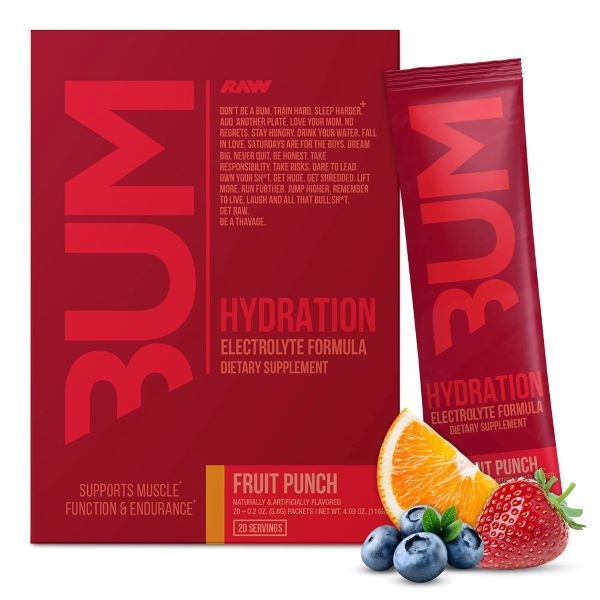 Raw Nutrition BUM Hydration Stick Packs - SuppPrep