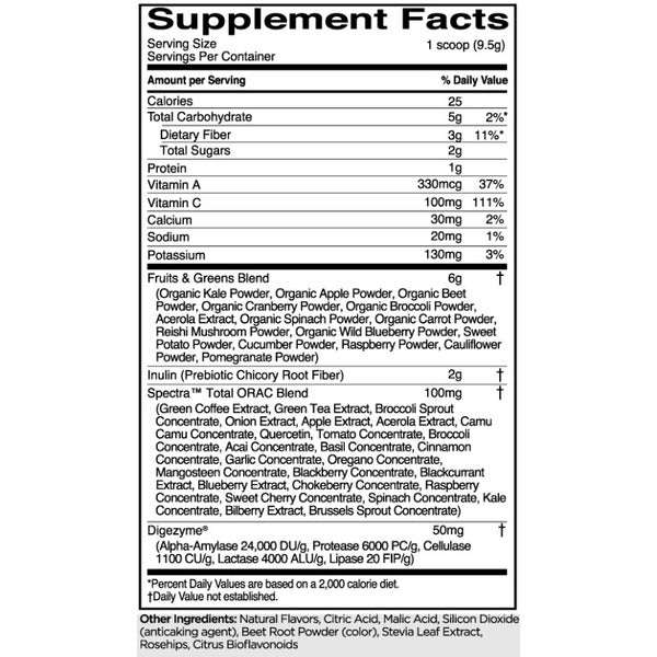 Rule One Fruits & Greens + Antioxidants - SuppPrep