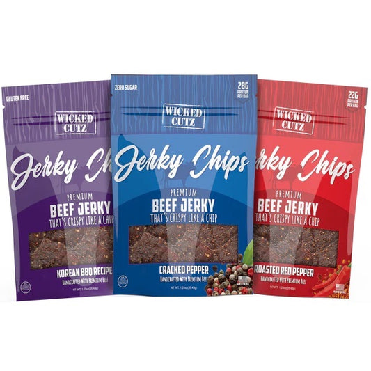 Wicked Cutz Beef Jerky Chips